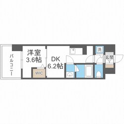 リヴェント難波サウスの物件間取画像